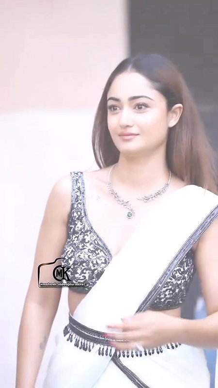 TRIDHA MOUTHWATERING FIGURE MESMERIZING IN BACKLESS SAREE