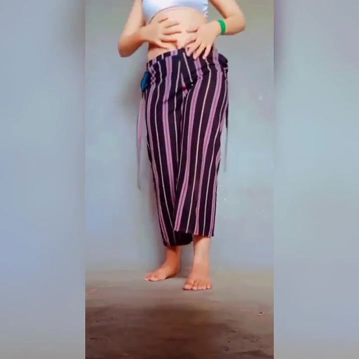 Horney girl unclothing (totally naked) tharki ladki