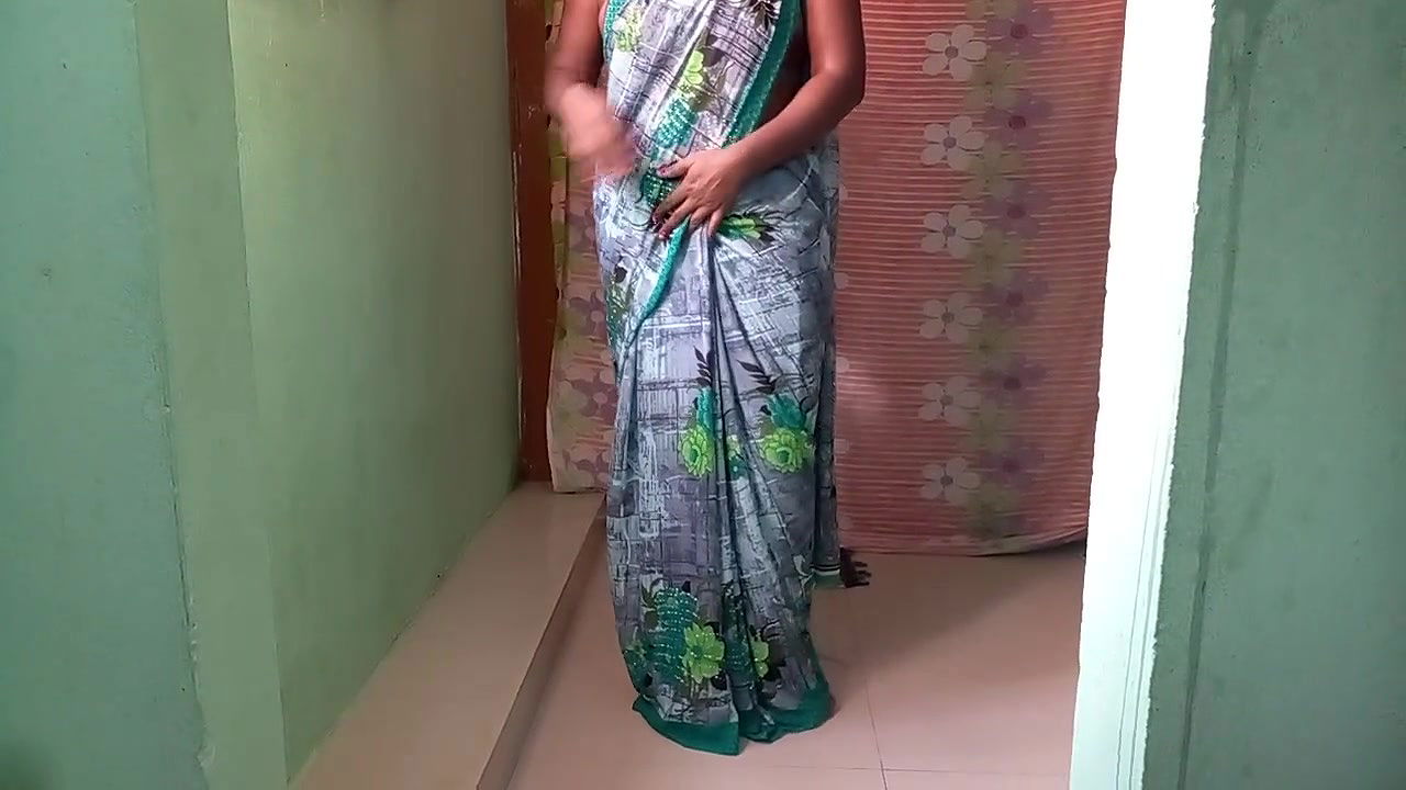 Green saree