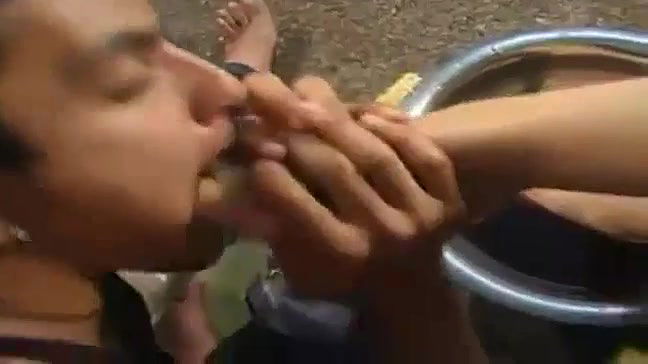 riya rocky feet worship