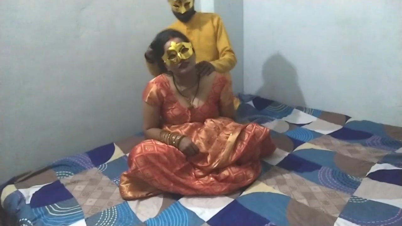 Desi indian beautiful milf bhabhi fucked by her husband at karwa chouth