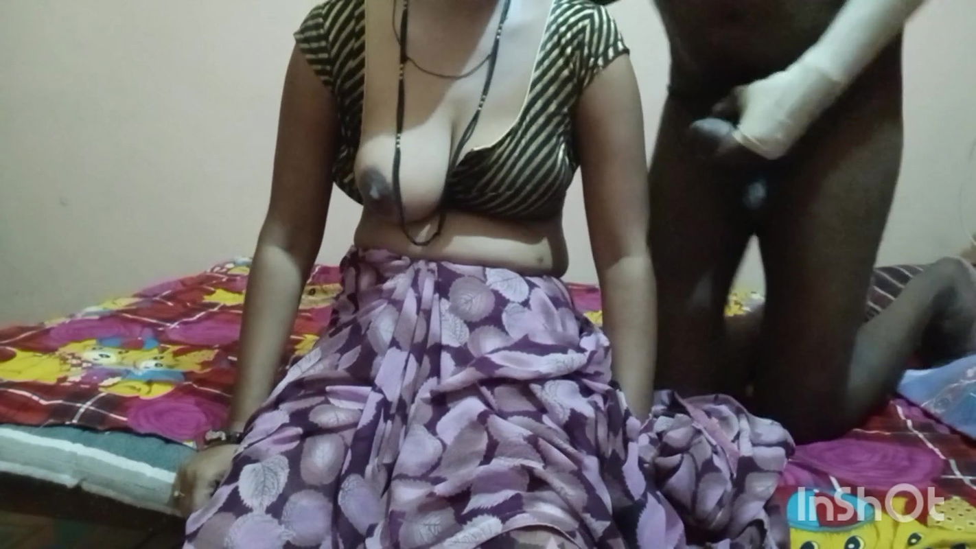 Fucked the Bhabhi with big boobs while lying on the bed