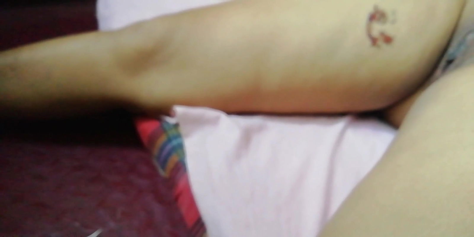 dragon tattoo on thigh near pussy