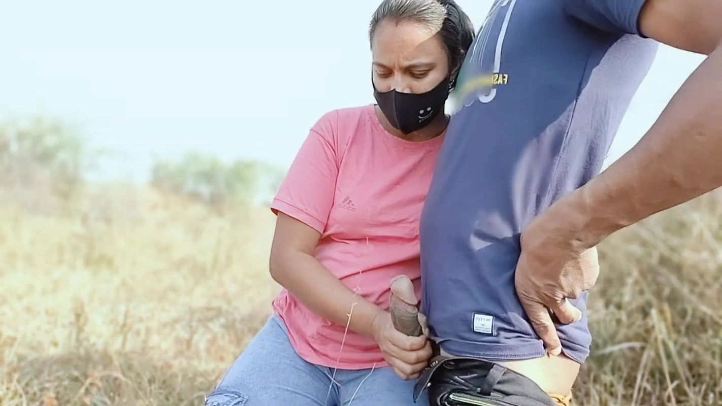 Dick Flashing For Bhabhi In jungle, Bhabhi got impressed by my big dick when I was jerking off on the way in the jungle (Hindi)