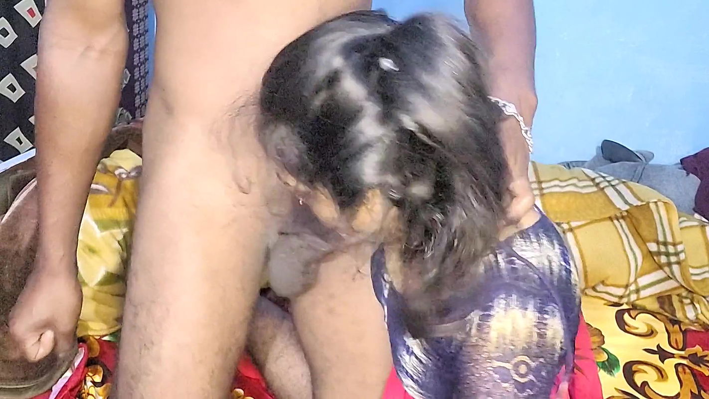 Desi bhabhi’s boyfriend cums for the first time in Hindi audio