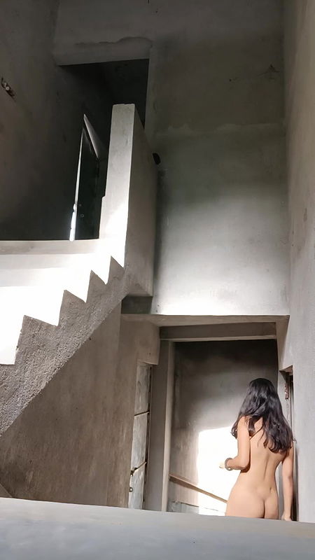 Horny cute girl with smooth body and seducing with smooth masturbating