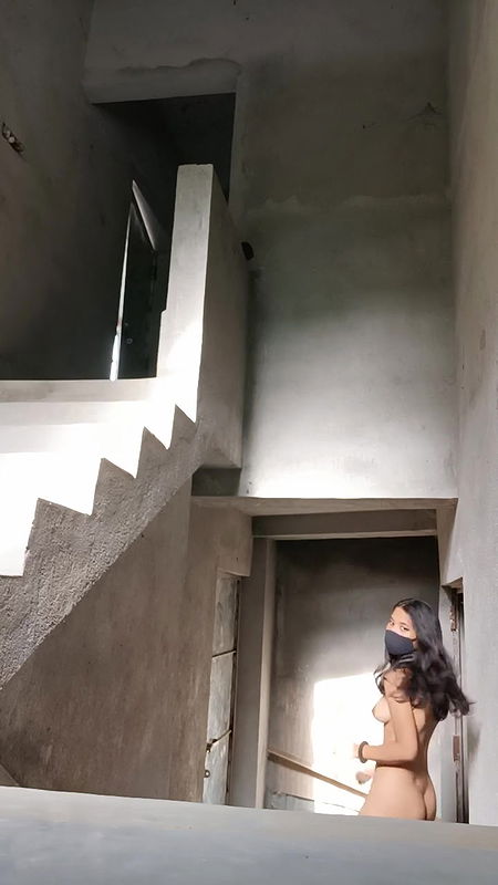 Horny cute girl with smooth body and seducing with smooth masturbating