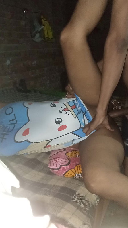 Fucked village sister in law in doggy style at night by handsome and slim aman