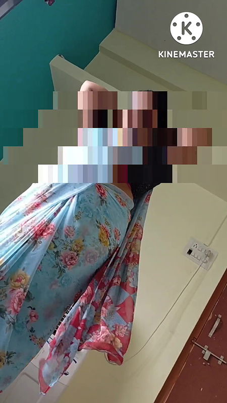 Desi bhabhi Saree blouse and bra wearing front of devar