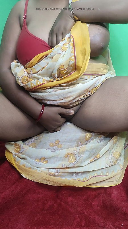 Big hairy pussy fingering by Indian Desi hot wife