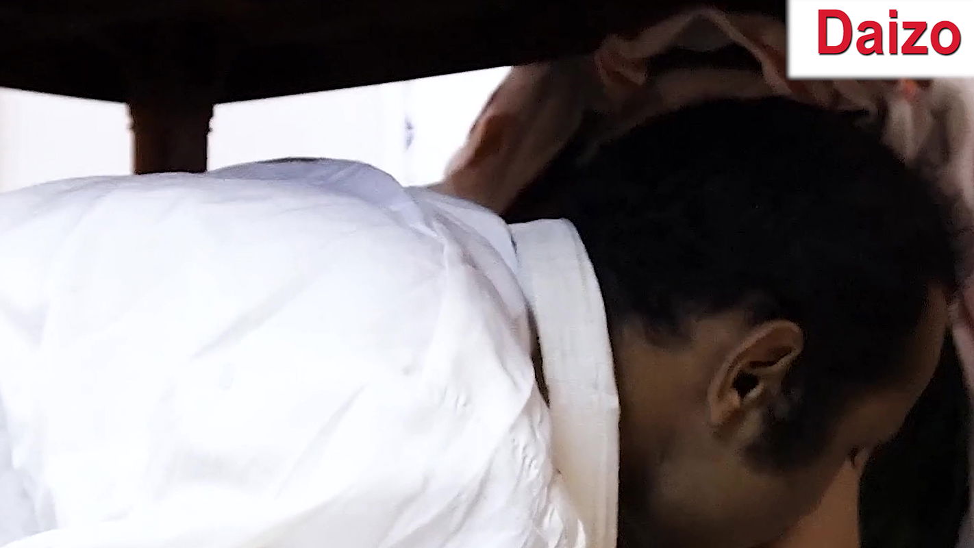 Horney Teacher has a Brutal sex under the table— Eating pussy harder