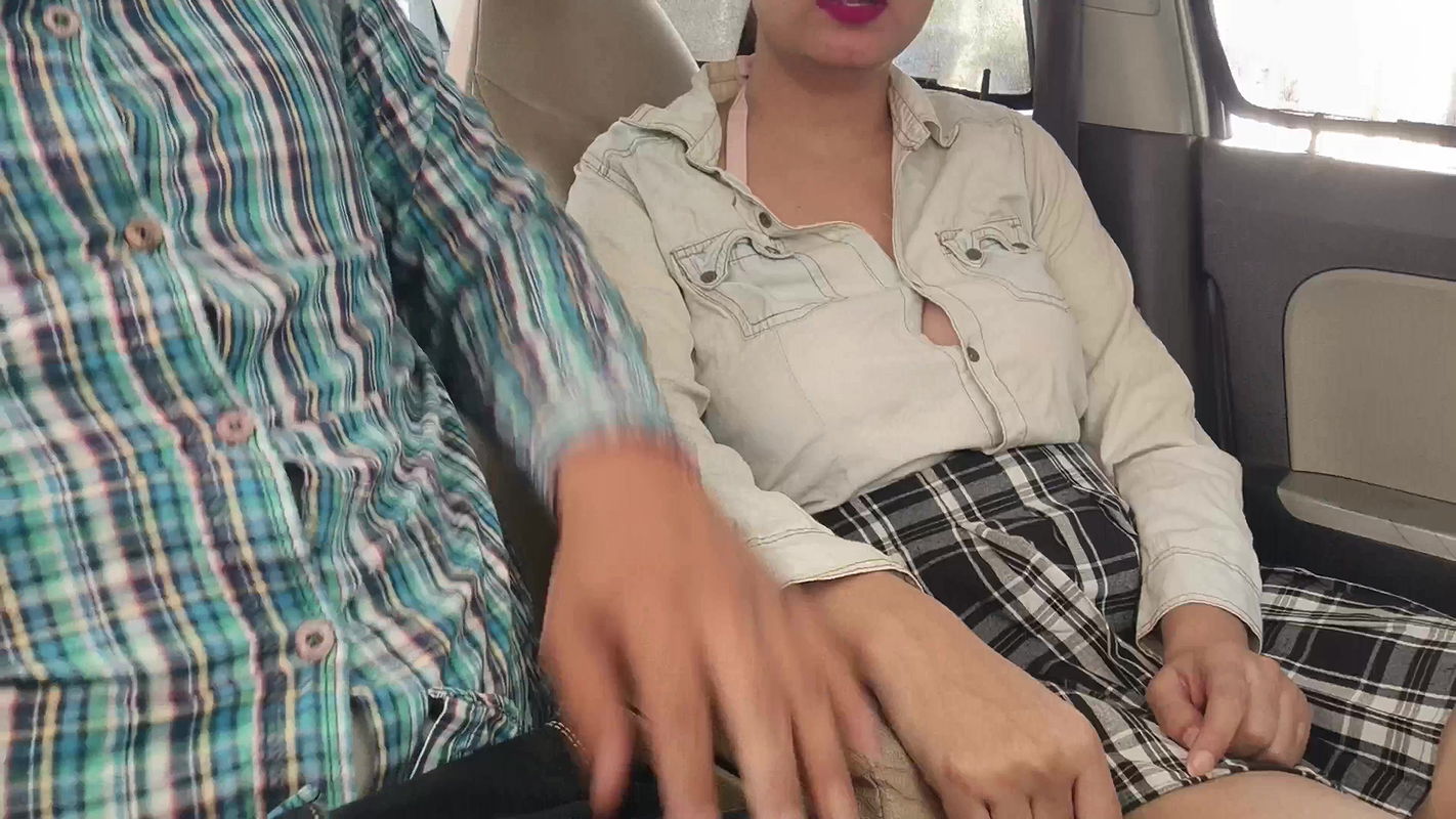 Desi indian college girl fuck at friend’s car and cum inside my teen friend tight pussy