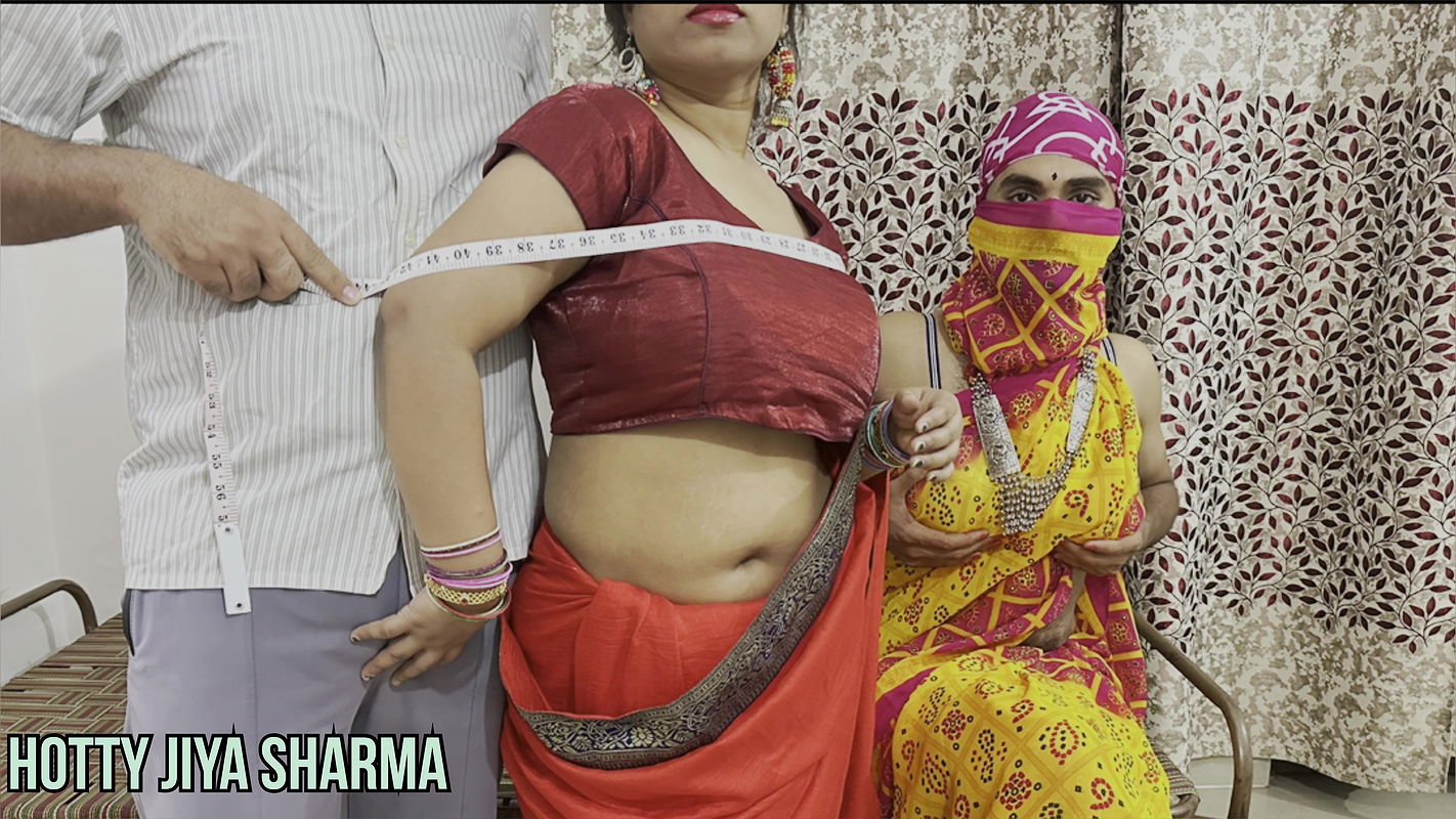 (Desi Tailor) Seduces Two Lady Customers in Shop and Fucking Anal Sex Hard Threesome