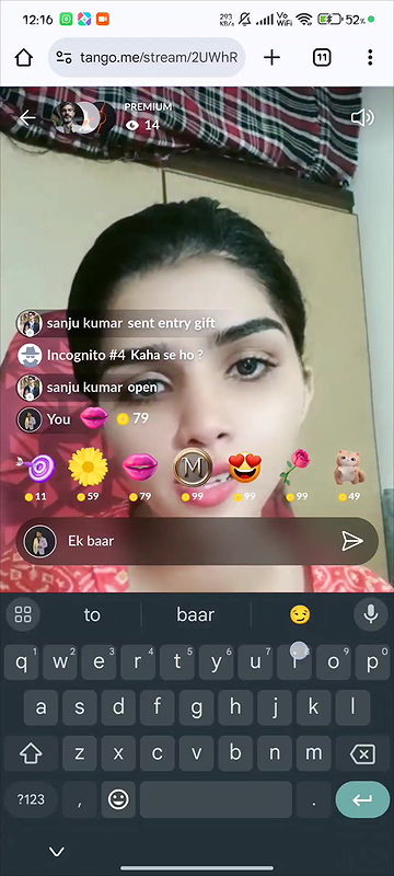 Tango fatima nipple show ,2