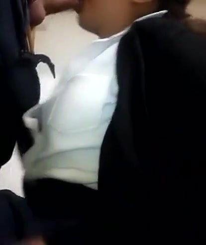 DEsi Secratary in Uniform Sucking Boss