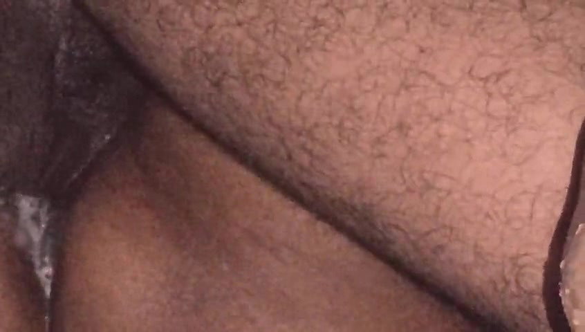 Juicy pussy fucking black pussy