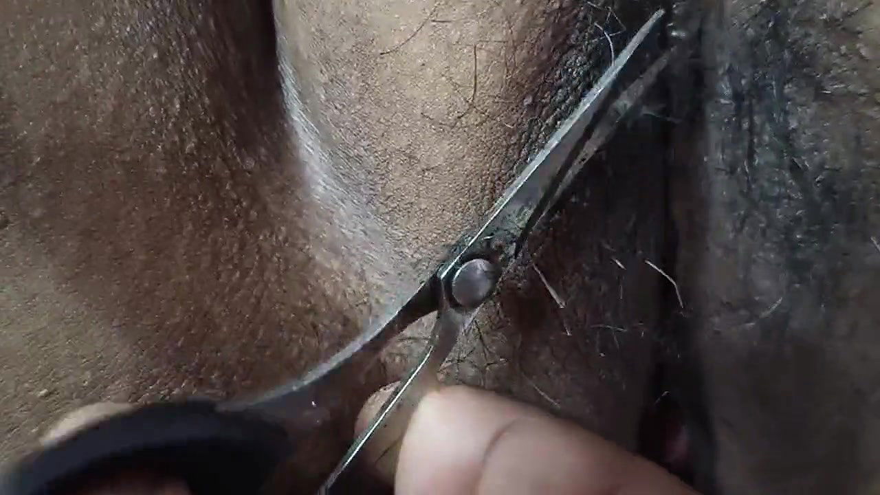 Indian Bengali Housewife Boudi Pussy Hair Cut