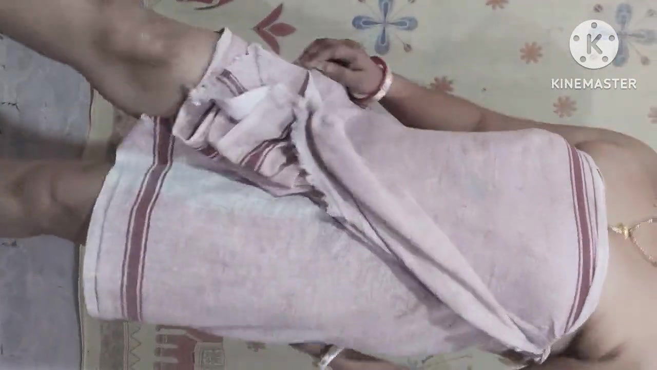 But Bhabhi is taking a bath naked in the open,