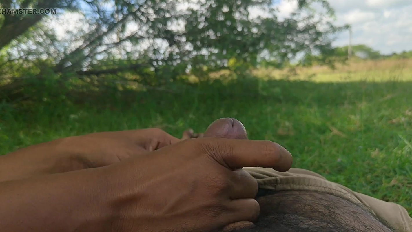 indian telugu village girl handjob to lover before sex outdoor