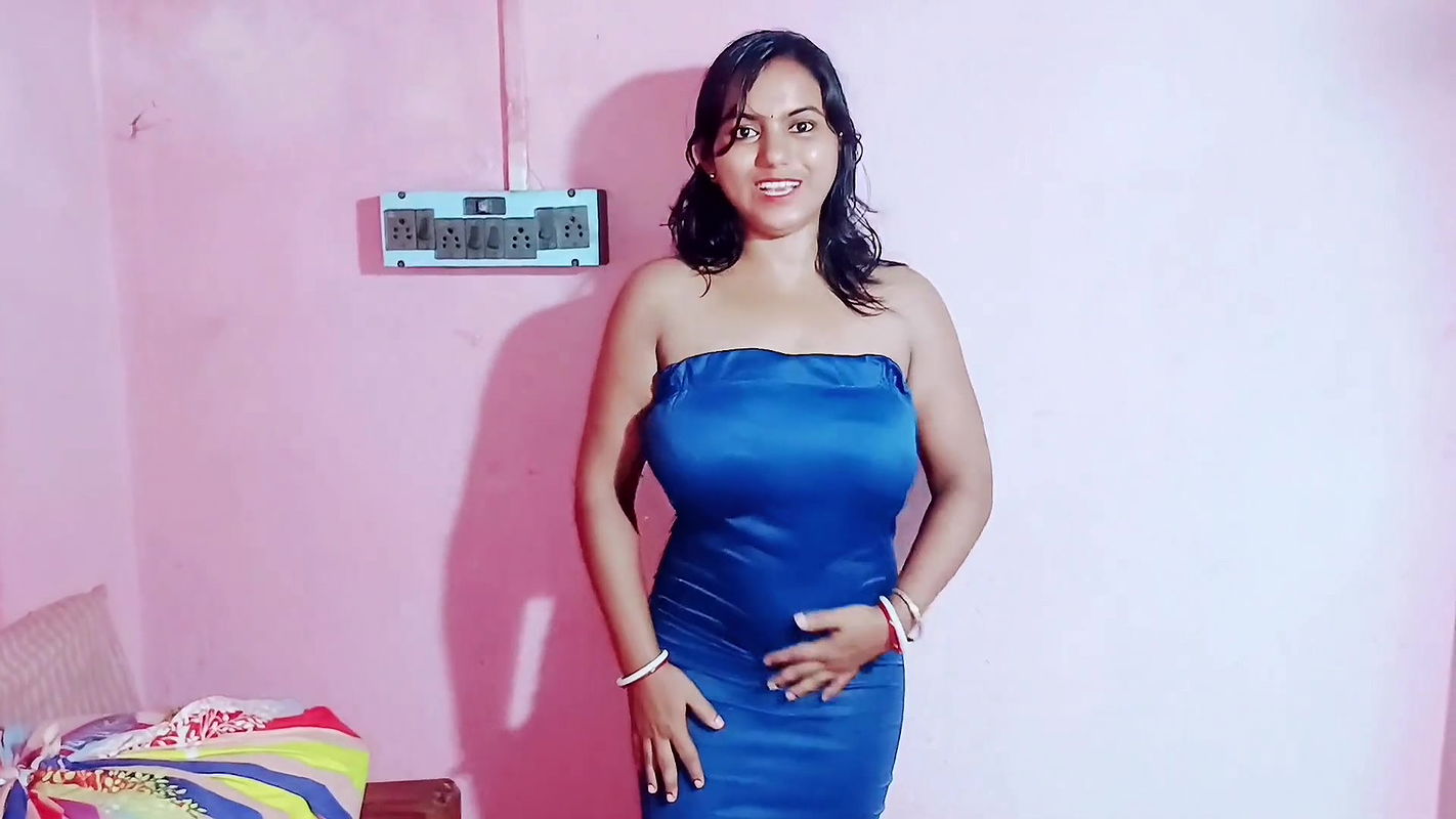 indian desi star sanjana calling her boyfriend when she is alone in home