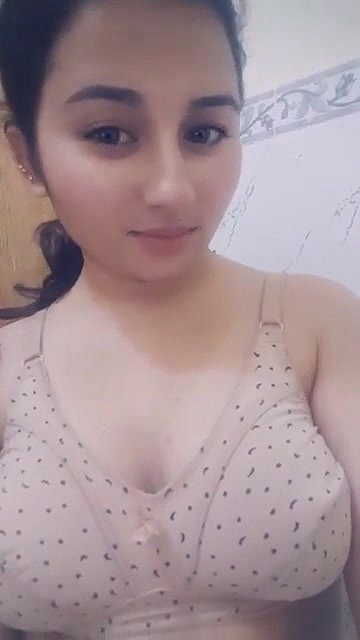Beautiful girl showing