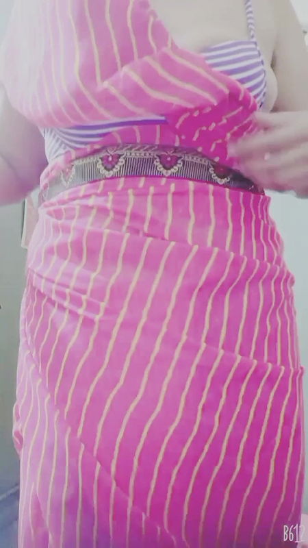 Hot Sangeeta masturbating for the guy who sold her a new bra