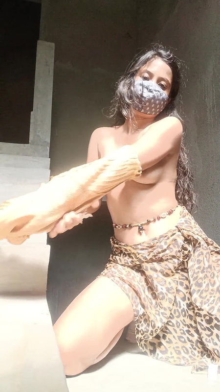 Hot cute girl intense video call to boyfriend