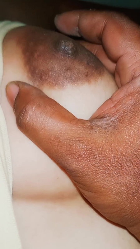 Hand massage doing with my friend