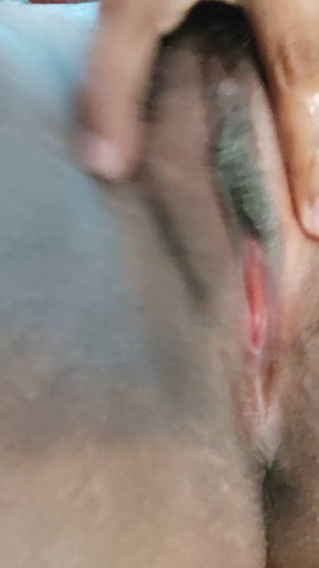 Hairy pussy close up