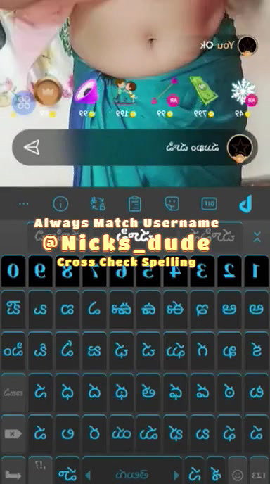 Telugu Girl STRIPCHAT