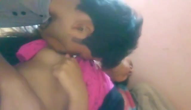 Young lover boobs sucking and smooching