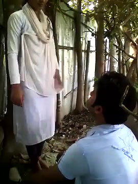 College lover outdoor