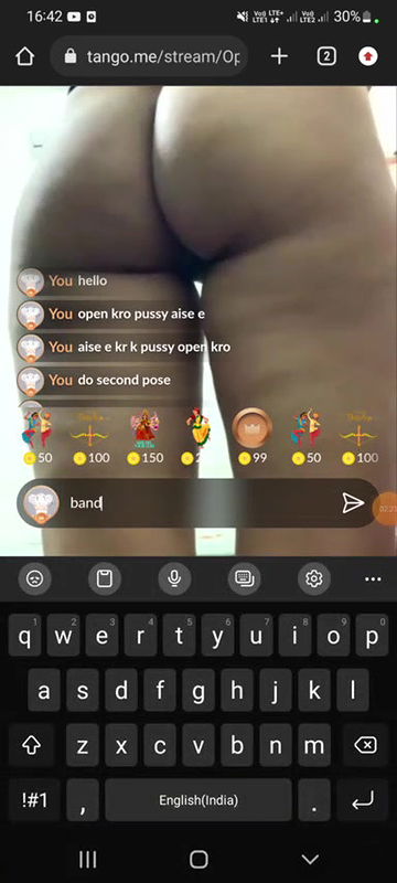 Sexy curvybhabhi listening to song and seducing her husband in red hot saree