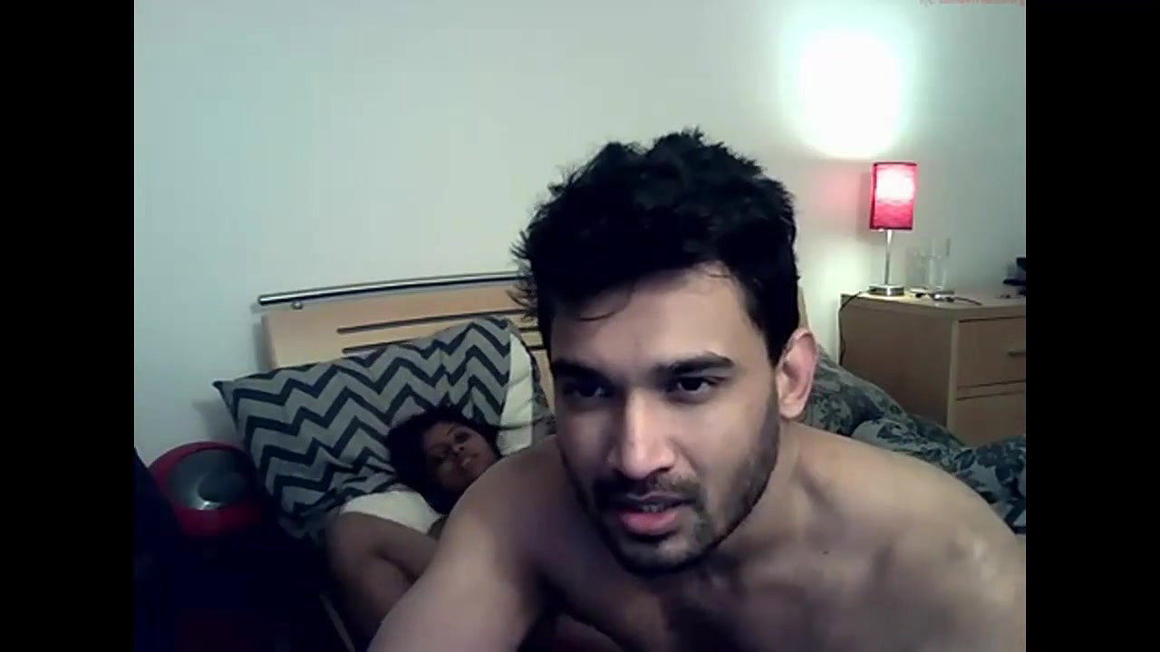 delhi couple playing and recorded in laptop