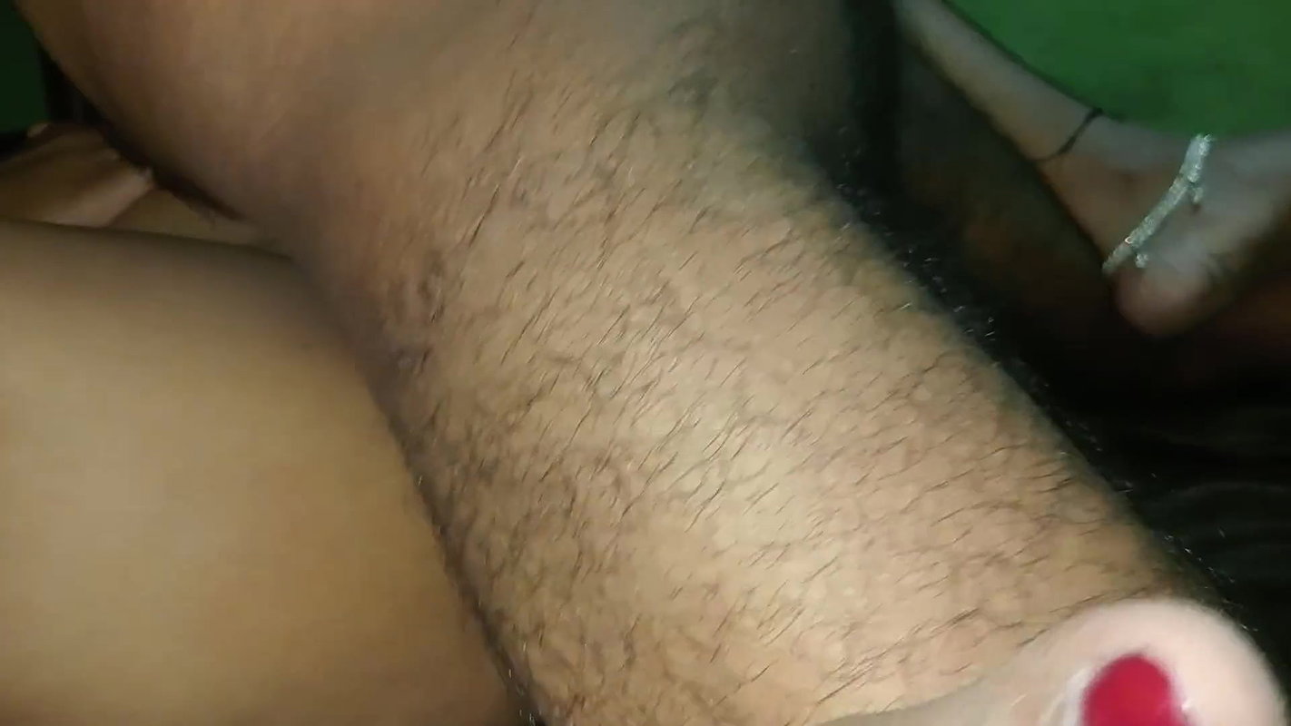 Village desi aunty at night behind house