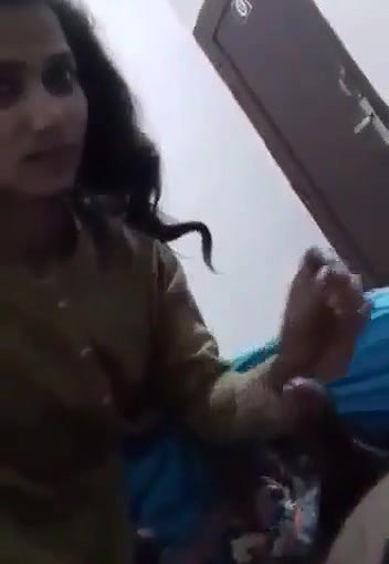 Saaali Helping her Jiijaji with hands n puting condom