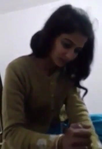 Saaali Helping her Jiijaji with hands n puting condom
