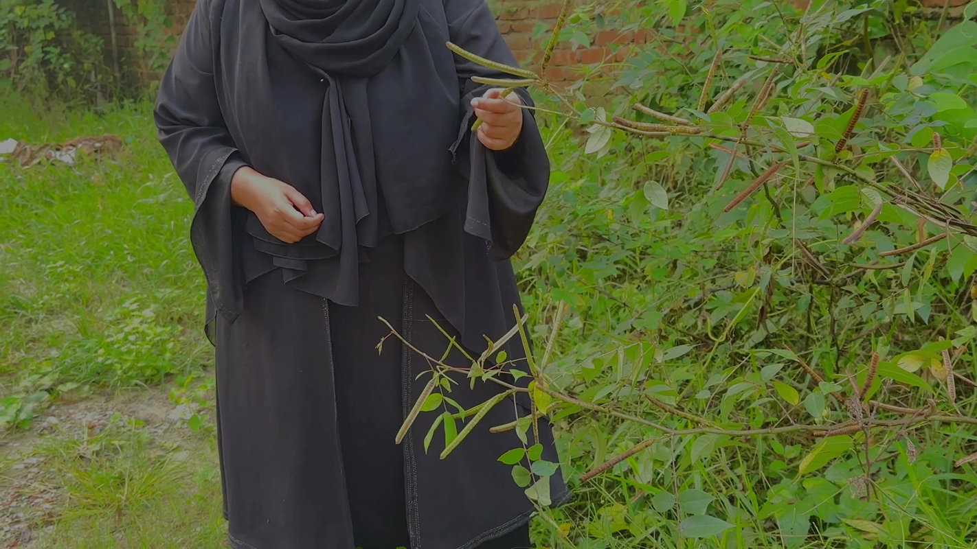 Teen (18+) Muslim Hijab girl from jungle – Outdoor Sex