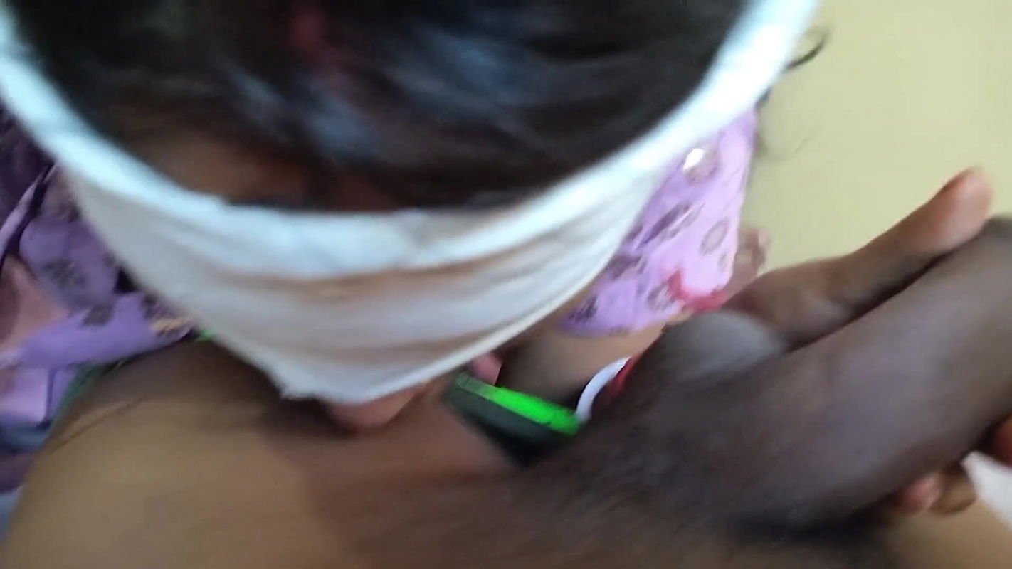 Sister-in-law took it in her mouth and removed the water from my