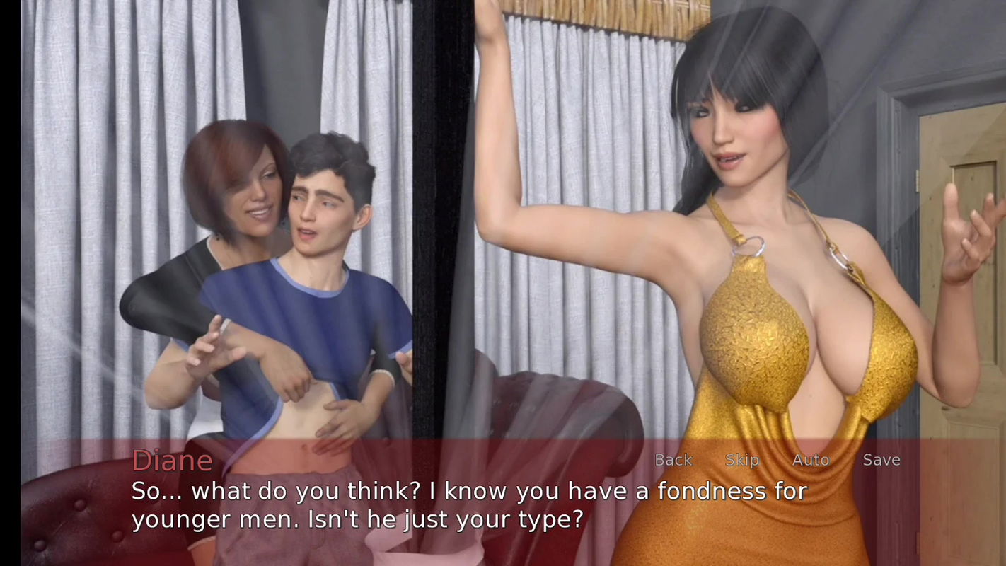 Passionate threesome with two sexy milf ends up with creampie – 3D Hentai Animated Porn With Sound – FILF