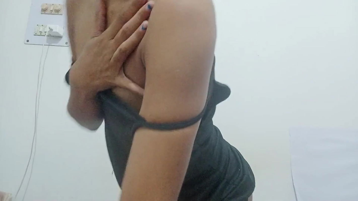 Night dress hot moment selfi fucking