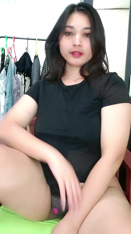 Nice tits horny girl solo masturbation orgasm