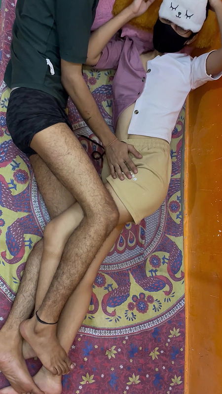 My Stepsister Riya Comes Into My Room to Ask Me to Fuck Her Hard