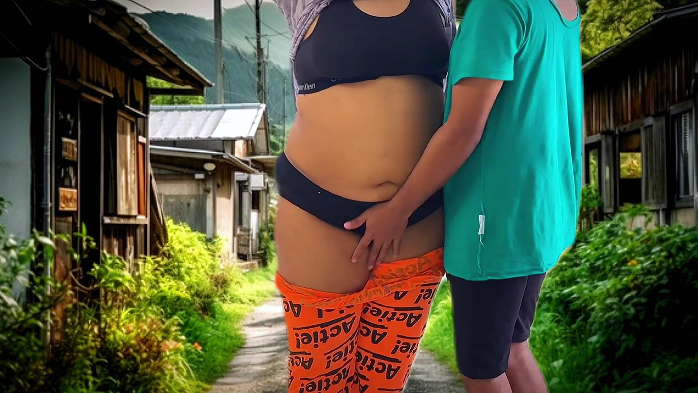 My Horny stepmom want fuck from me, then Laying blankets on village roads near the house & fuck pleased her – Outdoor jungle sex