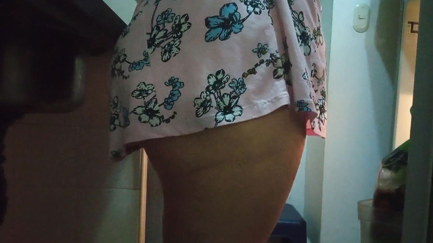 looking for the babysitter when she is in the kitchen