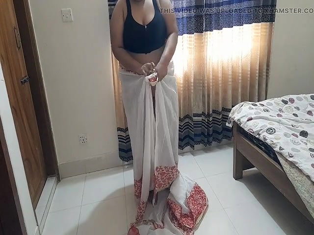 Indian sexy grandma gets rough fucked by grandson while cleaning her house