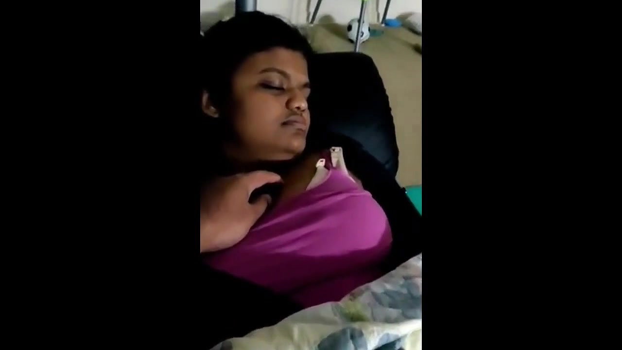 playing with wife boobs after sex