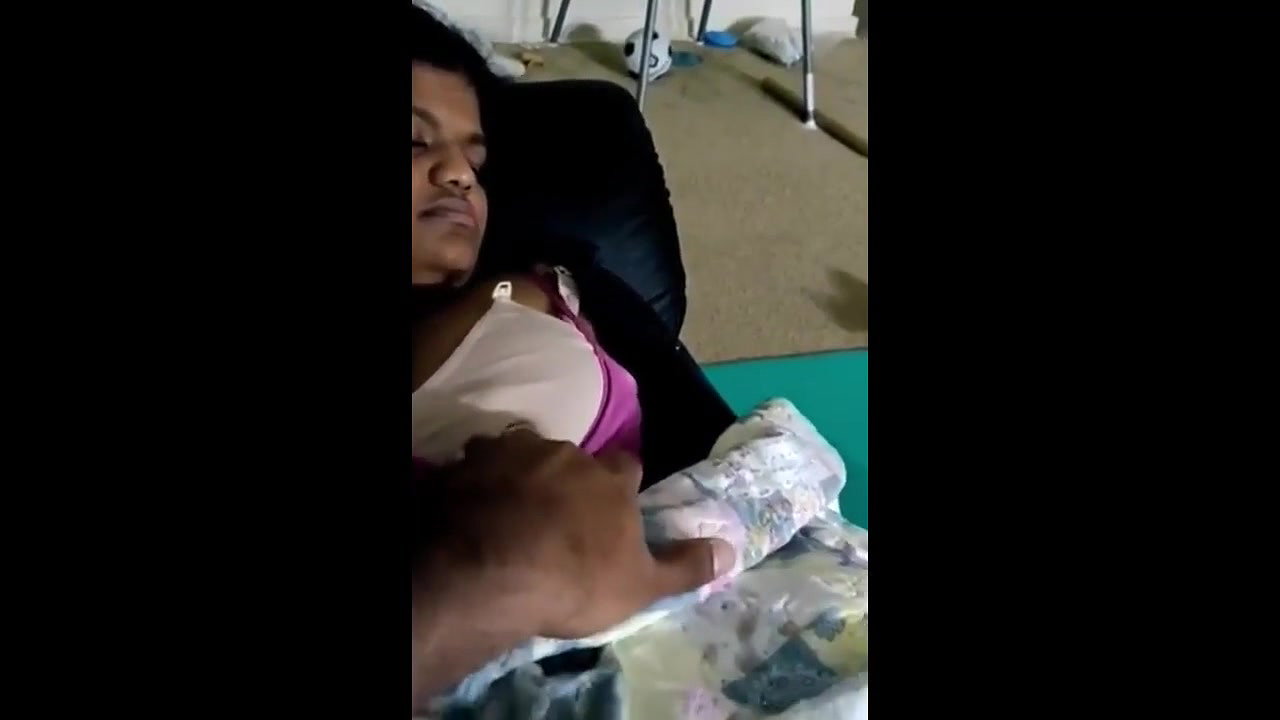 playing with wife boobs after sex