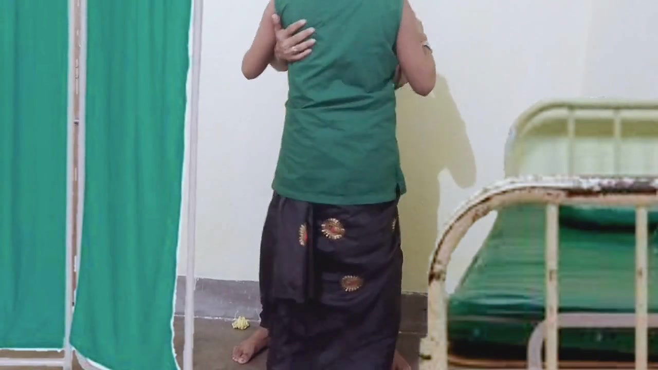 In the doctor’s chamber of the hospital, the ward boy the doctor a lot