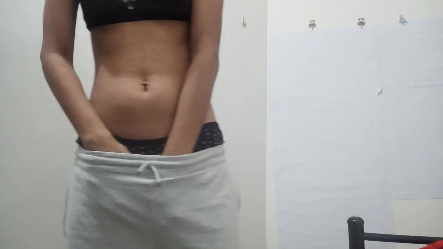 Hot cute girl getting organism  uff thandi mai garmi